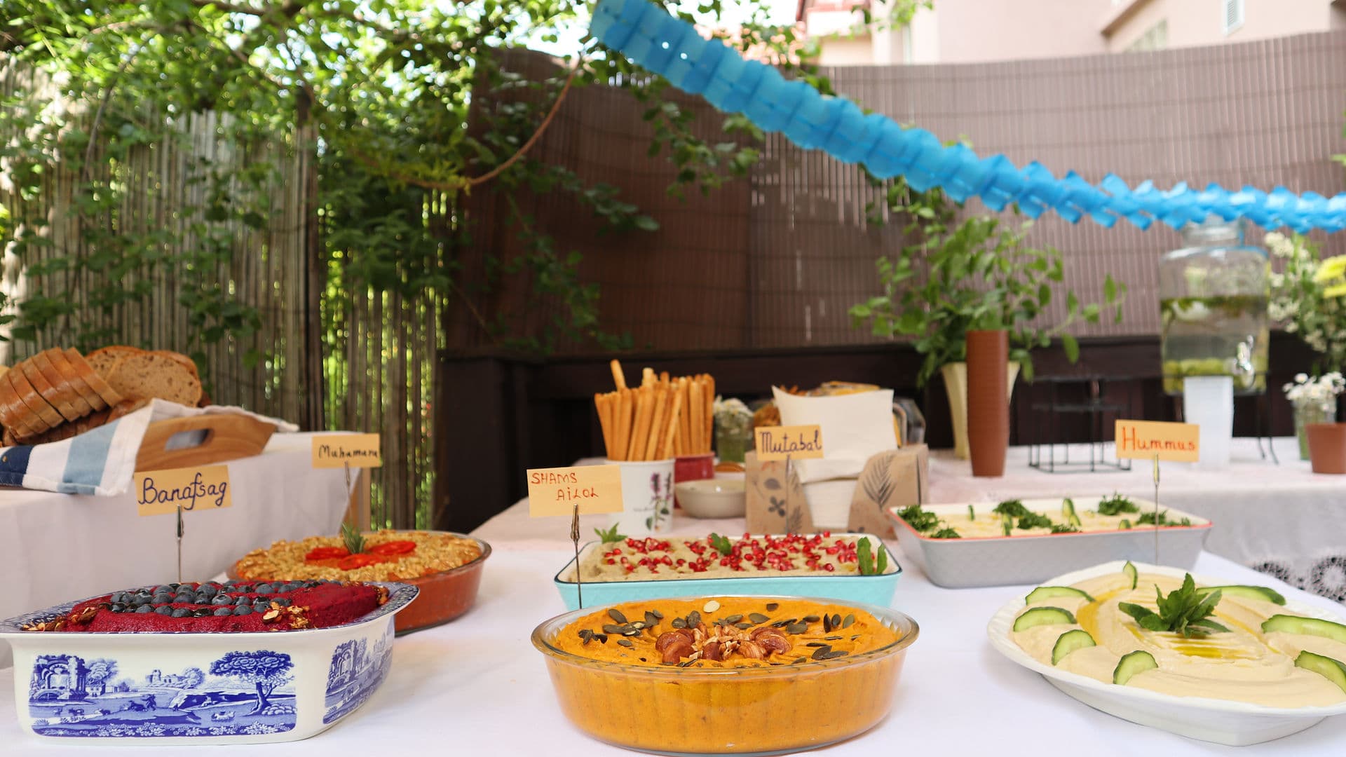 Middle Eastern feast